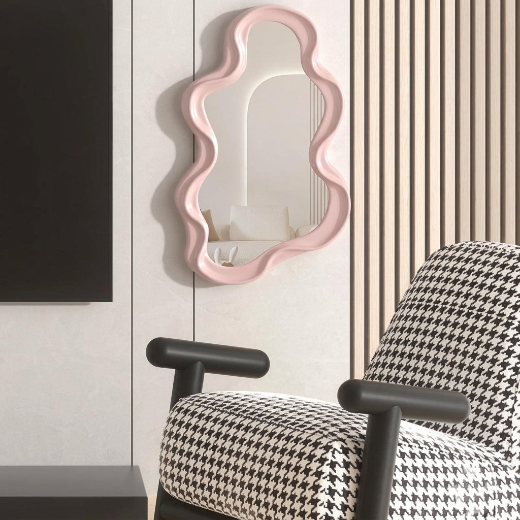 Aesthetic Cloud Shape Decorative Wall Mirror | Modern Room Decor