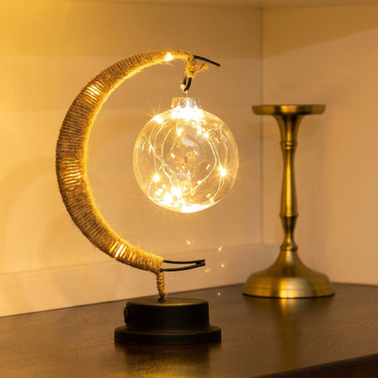 3D Lunar Moon Lamp  Enchanting LED Night Light for Bedroom