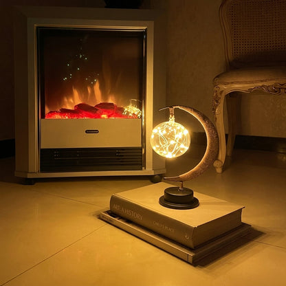 3D Lunar Moon Lamp  Enchanting LED Night Light for Bedroom