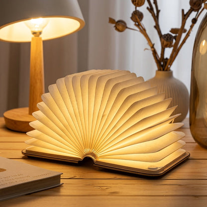 Creative LED Folding Book Light Lamp  Unique Gift for Book Lovers
