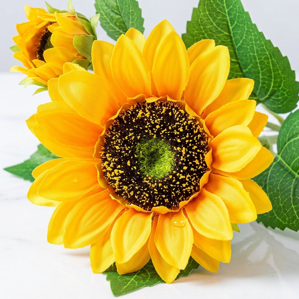 Rechargeable Sunflower LED Night Light | Aesthetic Floral Desk Lamp